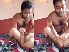 Passionate Indian couple engages in intense sex