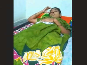 Indian couple's intimate moments on the bed captured in two different clips