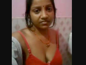 Young Indian prostitute flaunts her breasts and vagina