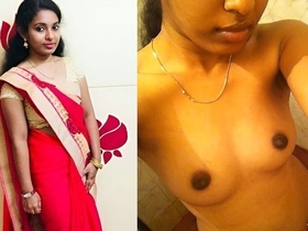 A stunning Indian woman displays her nude figure