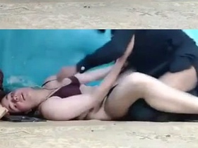 Indian couple discovered engaging in fast sex