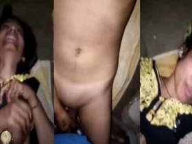 Desi MMS video of a busty Indian girl's pussy getting fucked