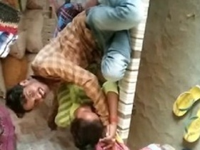 Indian village lover's romantic encounter