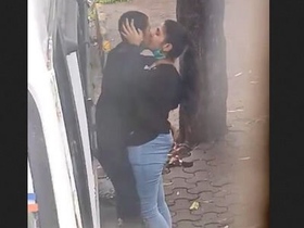 Passionate encounter in the great outdoors