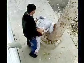 Indian couple engages in outdoor sex