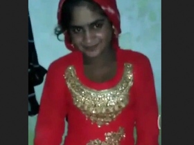 Cute country girl gets down and dirty in village