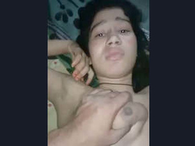 Stunning countryside girl engages in sexual activity captured on video