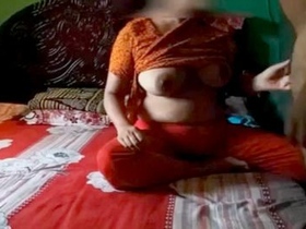 Sensual sister-in-law indulges in intimate activities alone at home