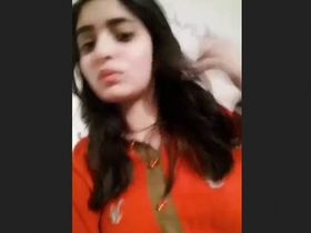 Beautiful girl fingering her asshole in HD video