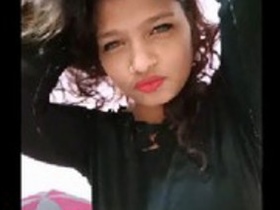 Indian teen Sarika seduces fans with homemade porn in the bedroom