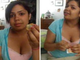 Desi sister engages in playful activities with condom