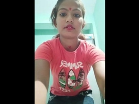 Cute Indian college girl gets naughty in a steamy video