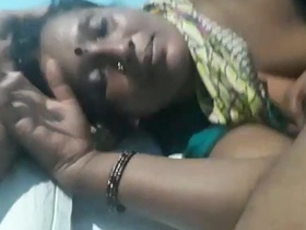 Bhabhi and her lover have a steamy encounter in a hotel room