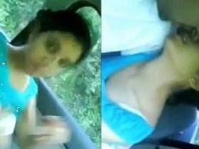 Indian boss and office secretary have steamy sex in car