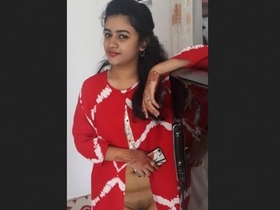 Cute Desi girl gives a sensual blowjob