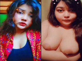Exclusive video of a busty Indian girl pleasuring herself