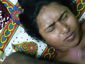 Husband cums on his wife's face after satisfying her sexual desires