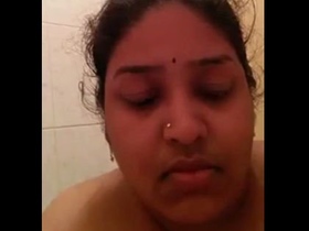 Indian bhabi with a cute face and big tits