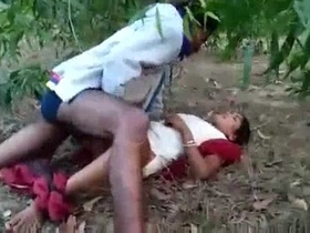 Outdoor sex scene with a village girl in a desi movie