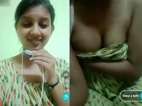 Indian bhabi flaunts her big boobs and sexy tits on webcam