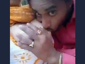 Desi GF enjoys getting her boobs sucked by her lover