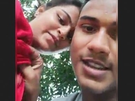Outdoor romance with a Desi lover in the village
