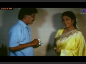 Seductive saree stripper engages in steamy acts