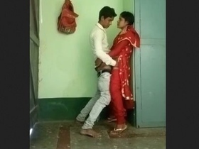 Bhabhi gets fucked in standing position by her partner