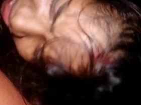 Young newlyweds' painful and intense fucking session