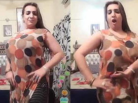 Laila G shows off her fresh and enticing breasts while dancing seductively