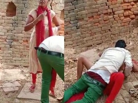 Desi lover caught having sex in public