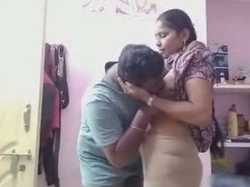 Tamil aunty with big boobs refuses to suck cock but loves to be sucked on them