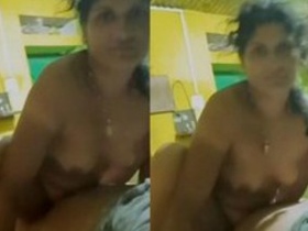 Bhabi takes on a big dick in a leaked video