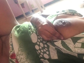 Videos of mature woman fondling her breasts in bed