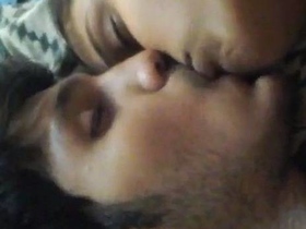 Desi lovers indulge in a sensual oral affair with cock sucking and boob sucking