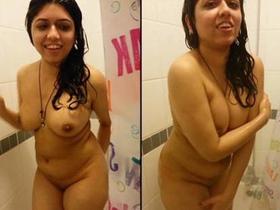 Indian wife filmed while taking a bath
