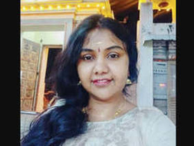Exclusive Tamil MILF wife's intimate moments in a video