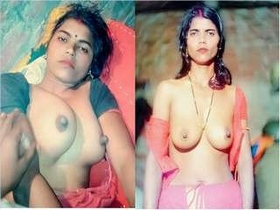 Indian college girl gets her big boobs fondled and rides her boyfriend's dick