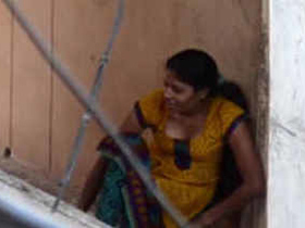 Horny hostel girls get naughty in public place