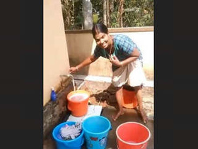 Mallu maid strips naked and teases in part 2