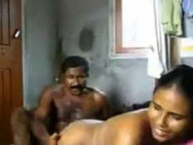 Tamil couple enjoys steamy sex on camera