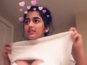 Watch a sexy Indian girl strip and tease in a naughty solo video