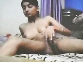 Indian girl takes pleasure in her own pussy