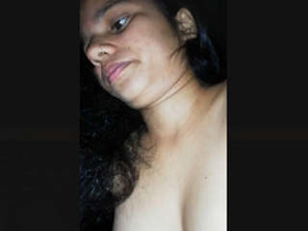 Indian girl speaks clear Hindi while riding her lover's dick