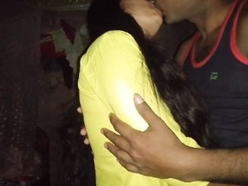 Bengali bhabi Riya indulges in boob play with her husband