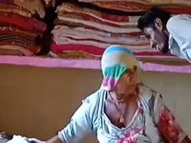 A young guy from the village has sex with an older bhabhi