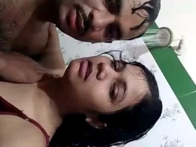Married couple's shower session turns into a steamy fantasy