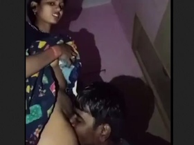 Desi couple indulges in steamy romance in their village