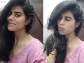 Cute Indian teen goes nude and plays with herself