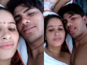 Watch an Indian girl proudly display her large breasts